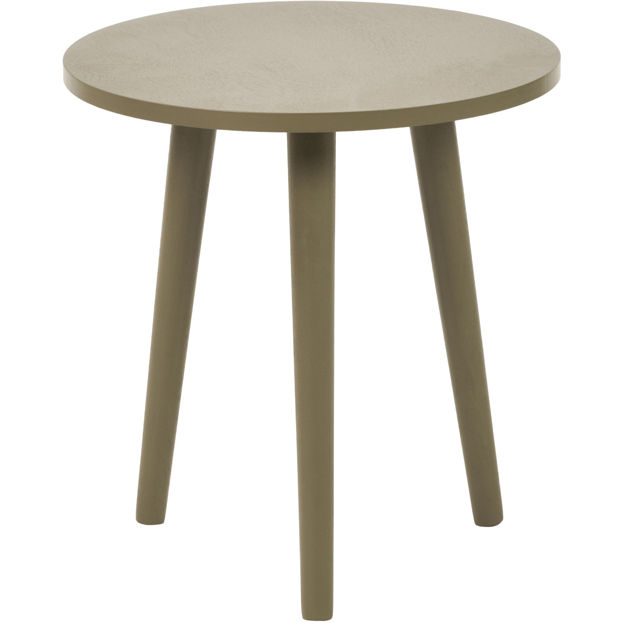 Croft Olive Round 40cm Bedside Table