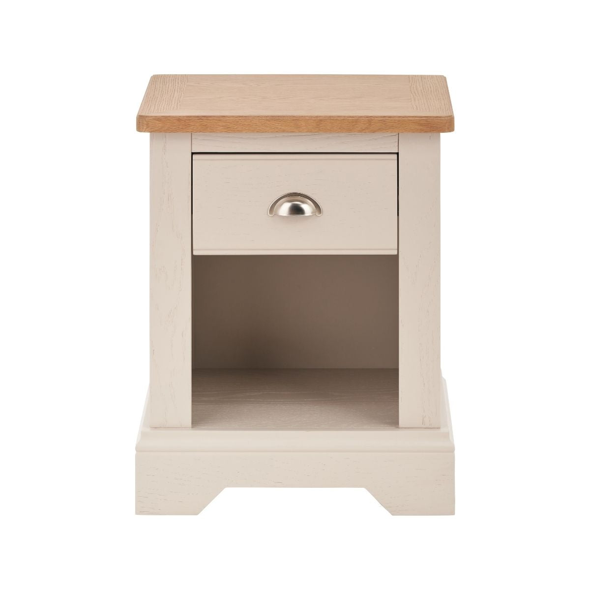 ELDEN Parchment & Oak Bedside Table | malletandplane.com