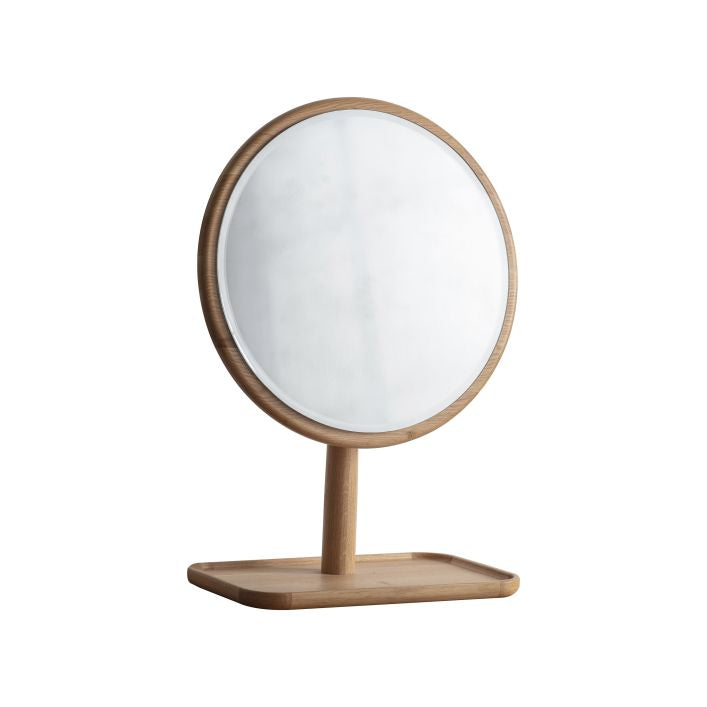 Alfie oak dressing table mirror | malletandplane.com