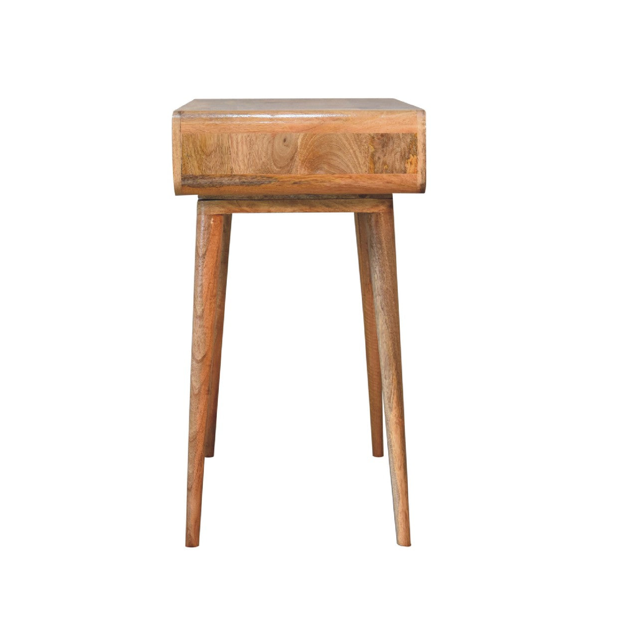Compact Solid Wood Writing Desk with Drawer | Peckham