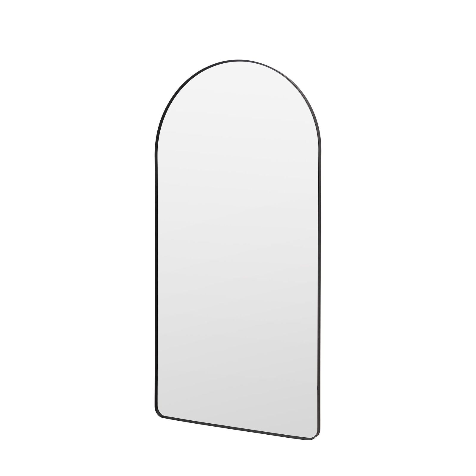 LOMA Arched Leaner Mirror – Black Metal Full-Length Mirror | malletandplane.com