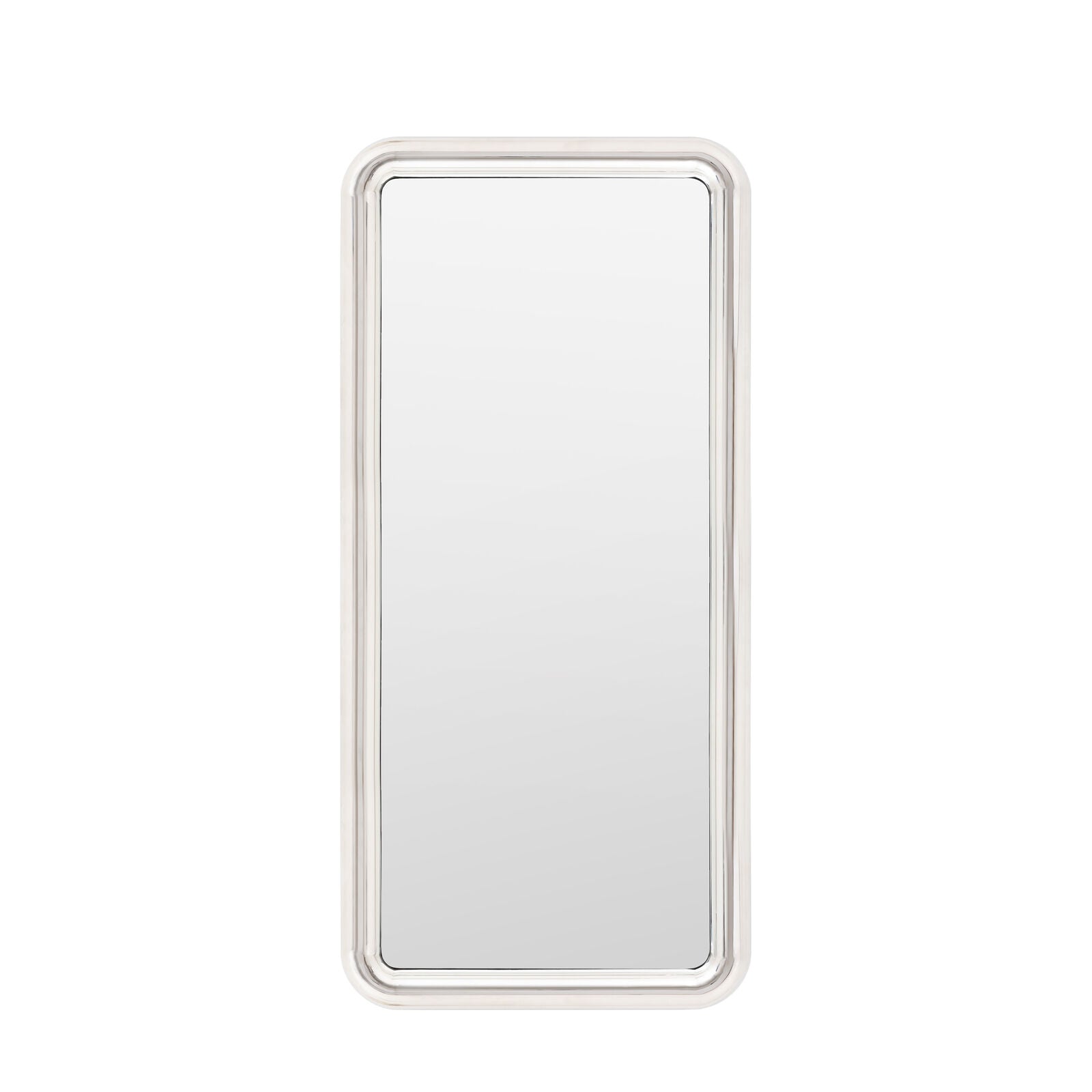 ORBIT Leaner Mirror – Chrome Frame Modern Floor Mirror | malletandplane.com