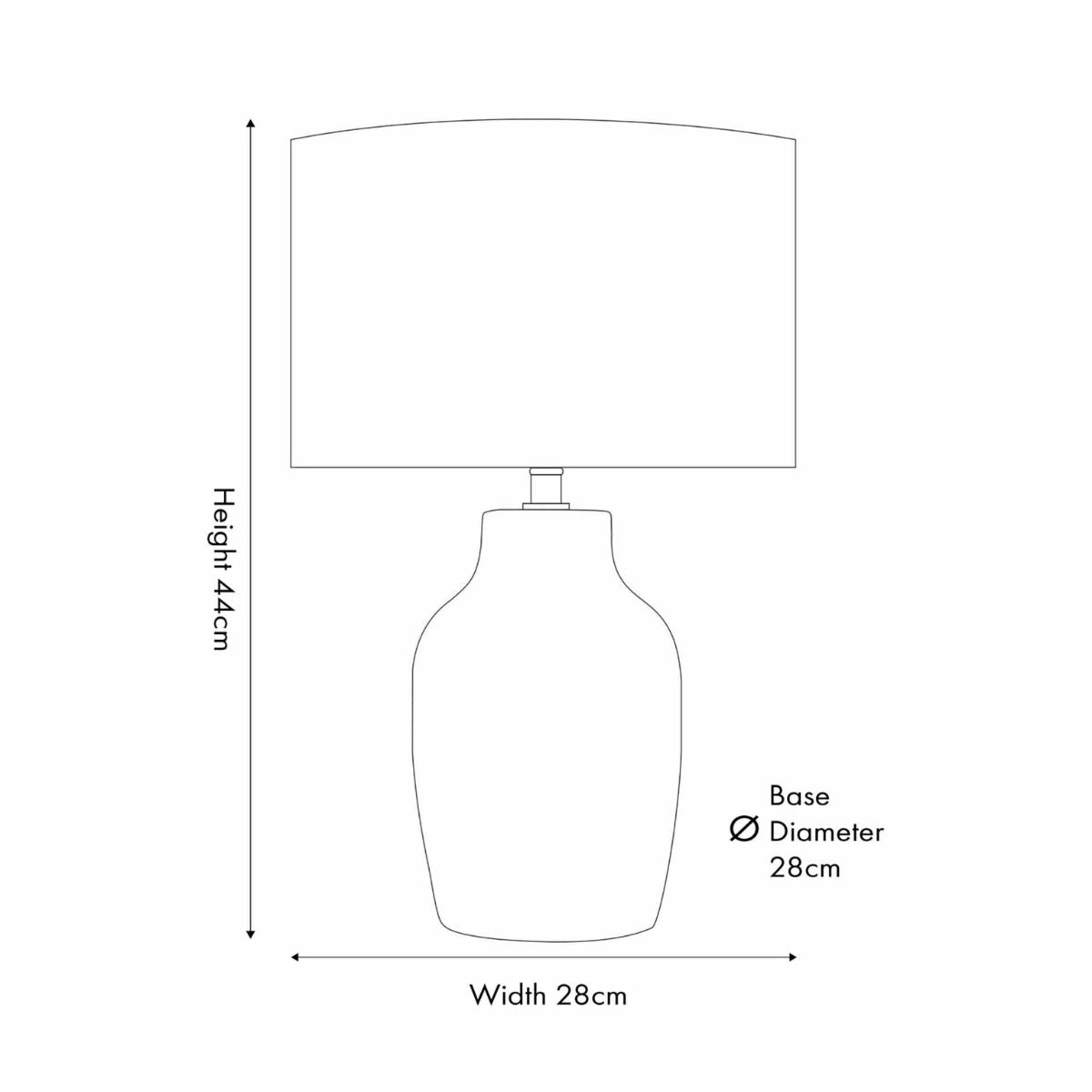 Runa Ceramic Table Lamp | malletandplane.com
