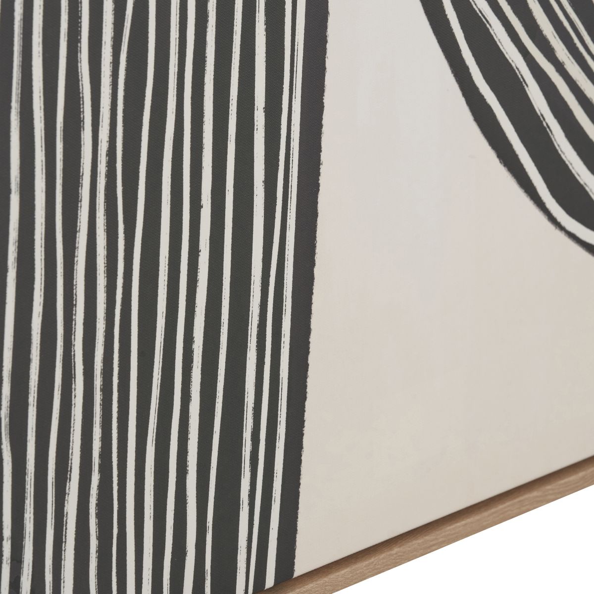 STRATA I Canvas – Monochrome Abstract Wall Art