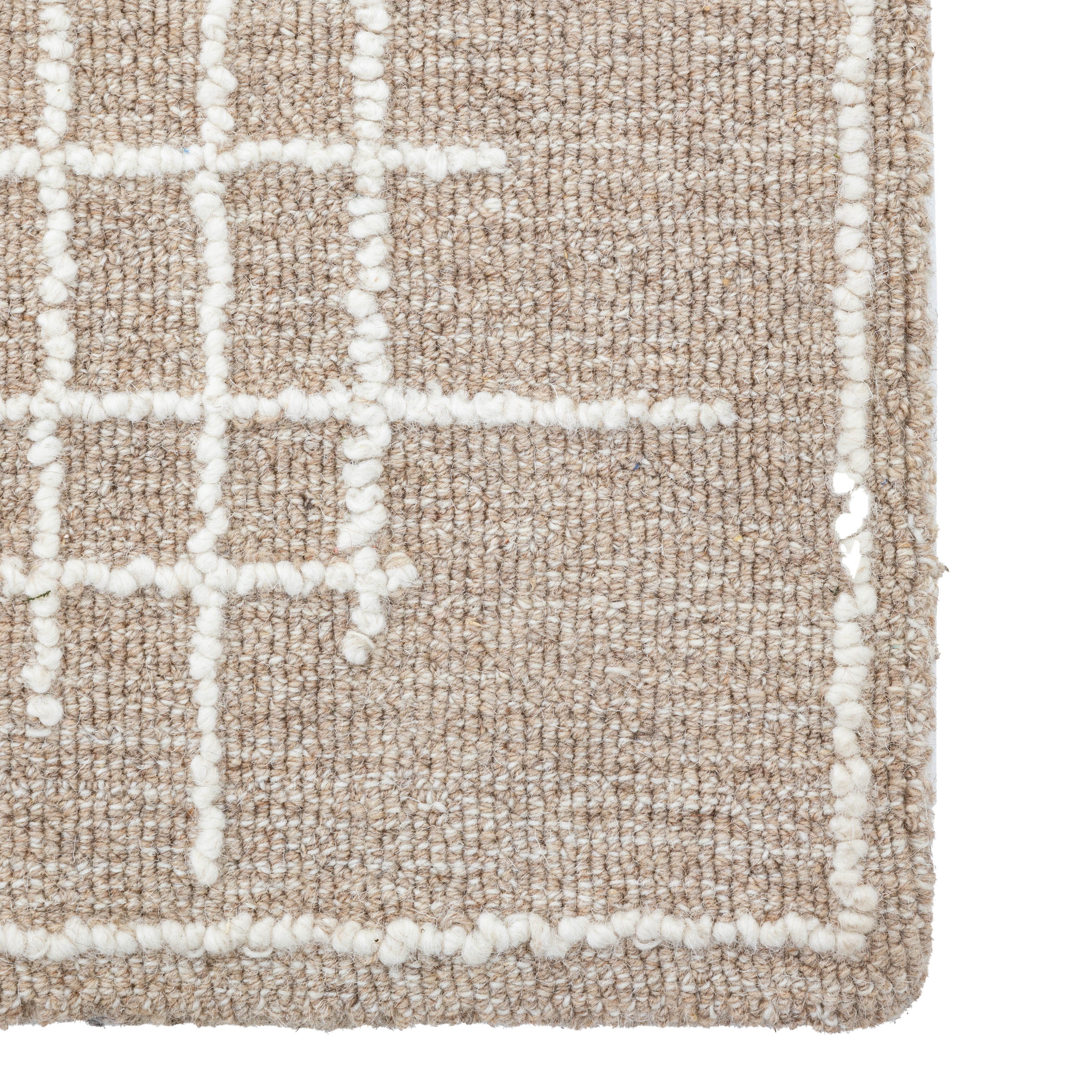 Elmira Tufted Linear Rug - detail and lifestyle view 5