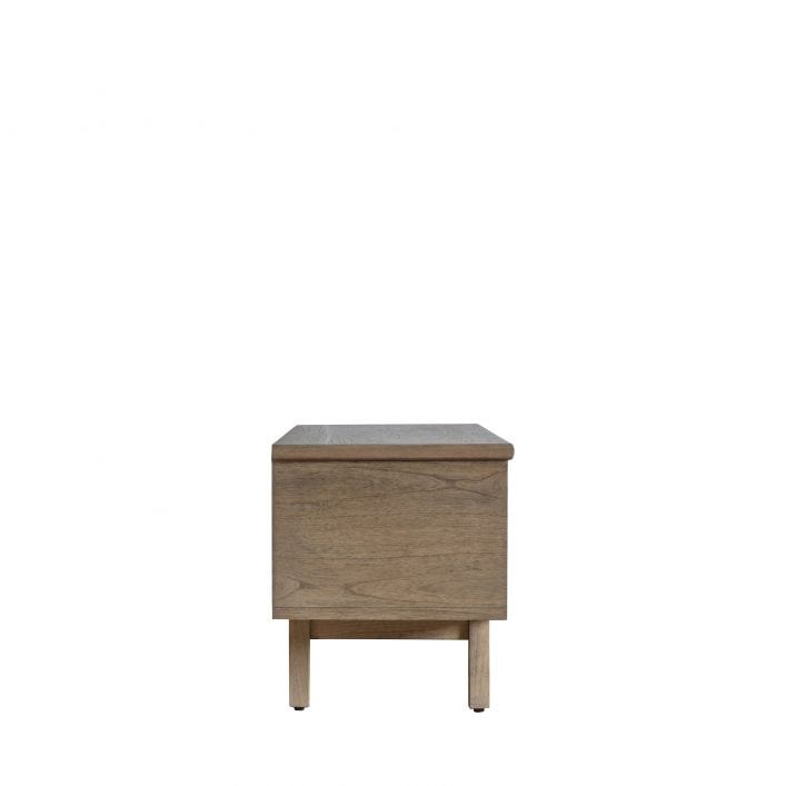 Haiku solid Mindi and Rattan Japandi Style Wood TV Stand | MalletandPlane.com