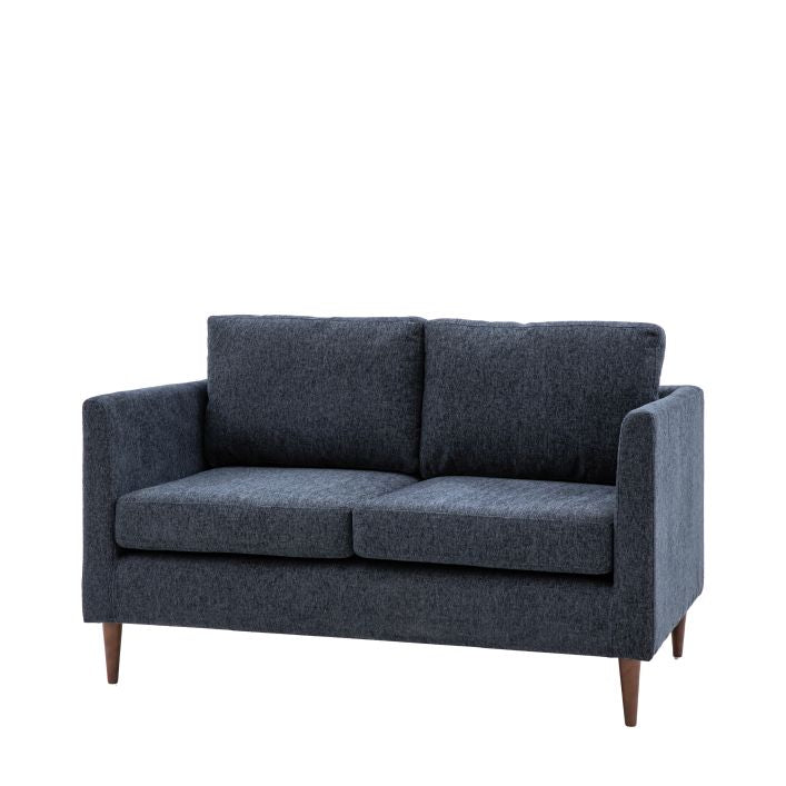 Chester 2 Seat Sofa in a choice of charcoal, soft grey, or vibrant rust fabric | malletandplane.com