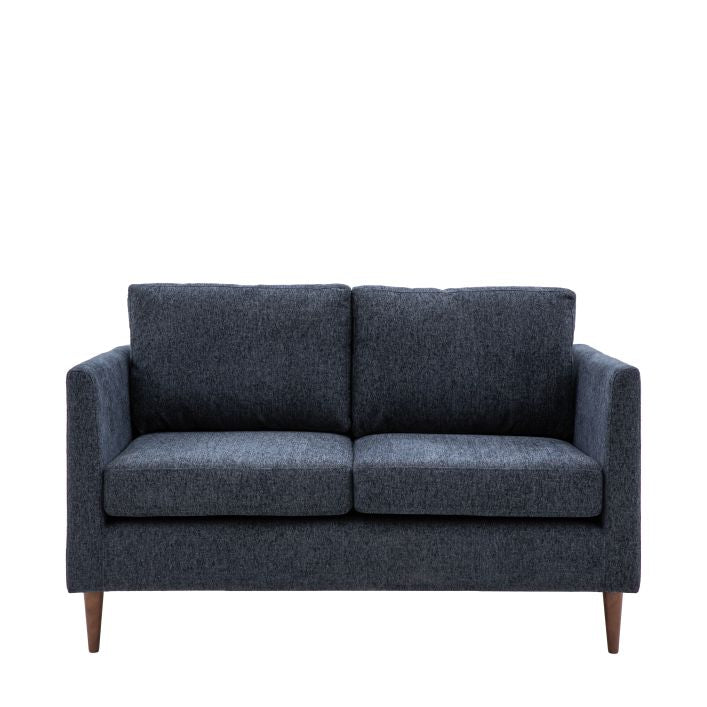 Chester 2 Seat Sofa in a choice of charcoal, soft grey, or vibrant rust fabric | malletandplane.com