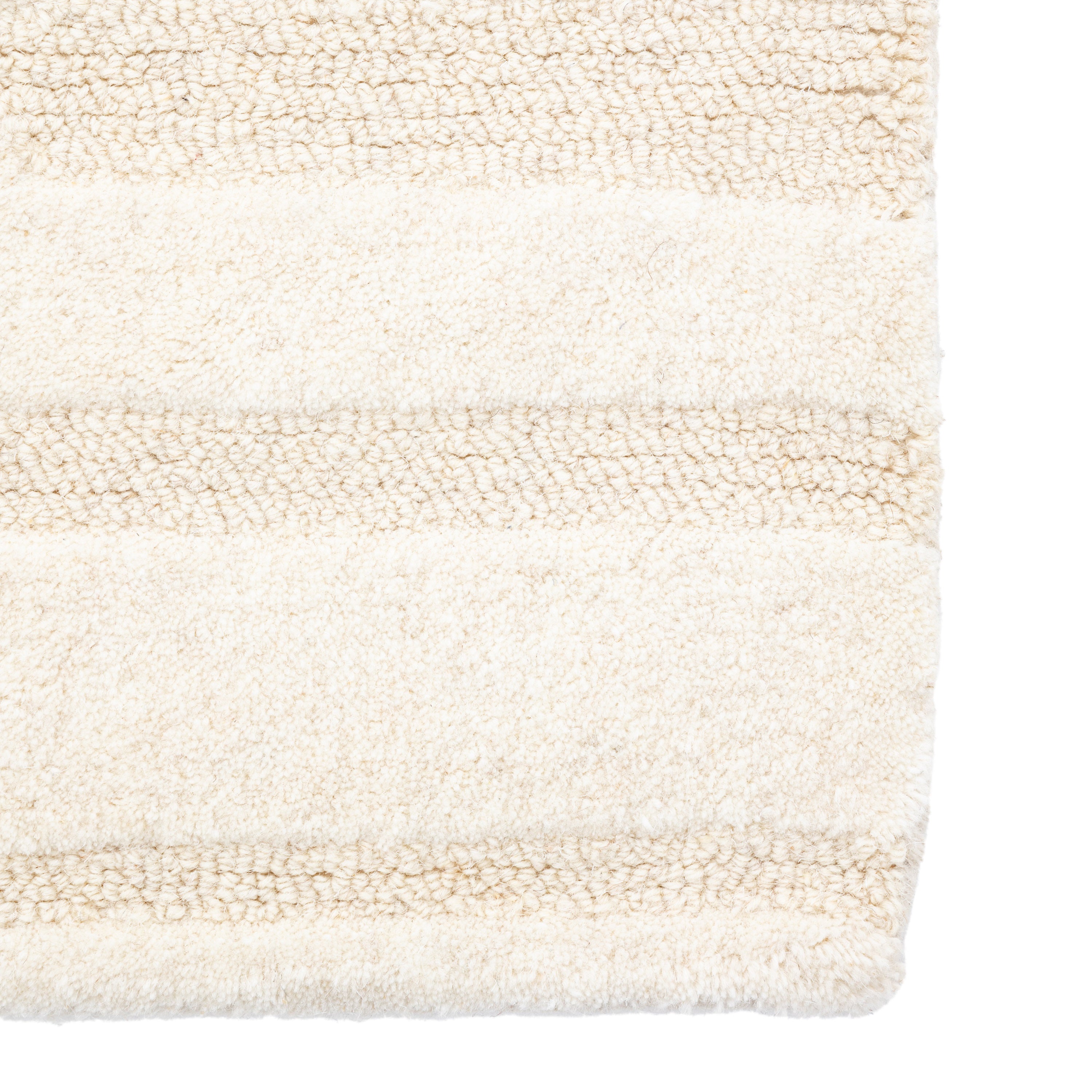 Albany Tufted Tonal Rug Taupe - detail and lifestyle view 5