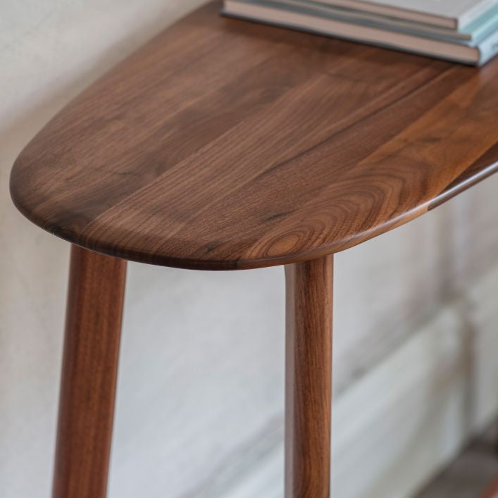 Cadiz console table in solid walnut | malletandplane.com