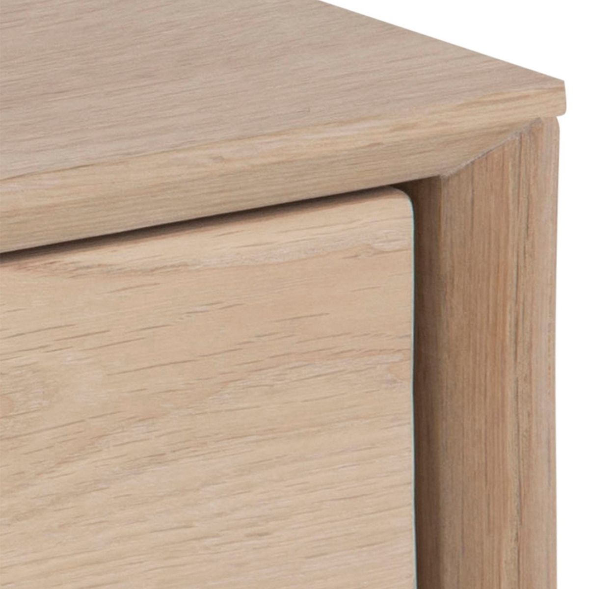 BLAKE Wall-Mounted Bedside Table in Oak | malletandplane.com