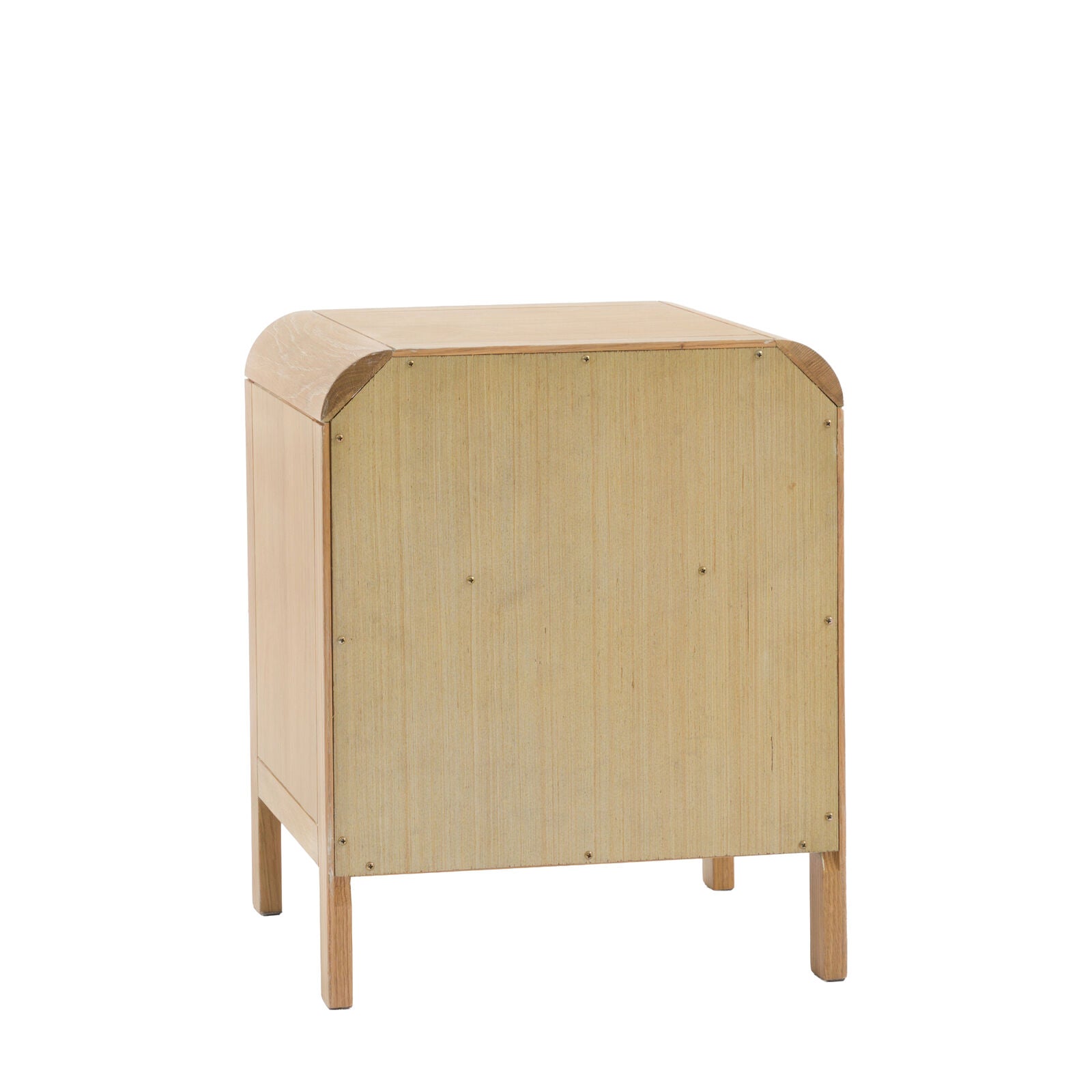 EDDA Oak & Cane Bedside Table