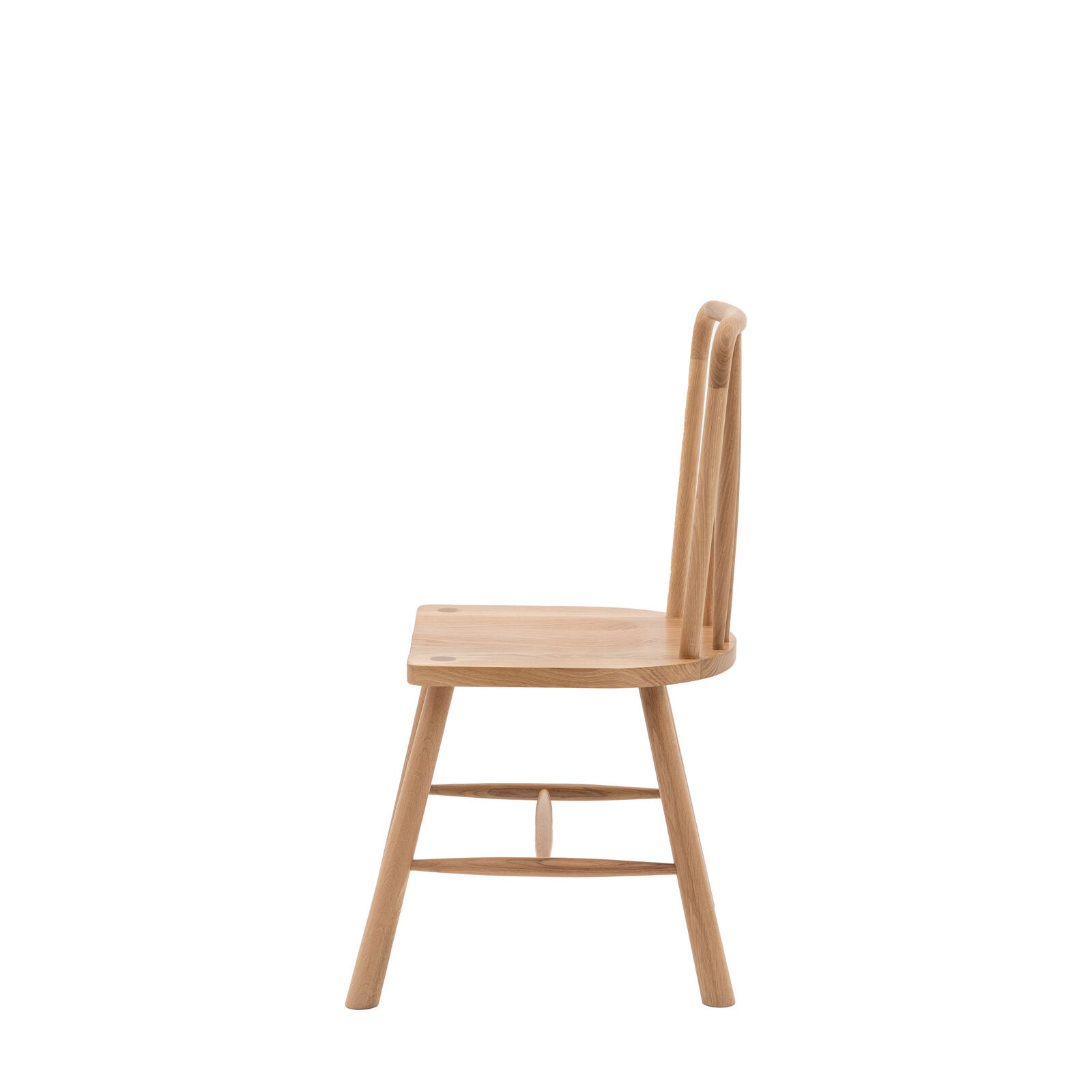 Axel set of 2 dining chairs in natural oak | malletandplane.com
