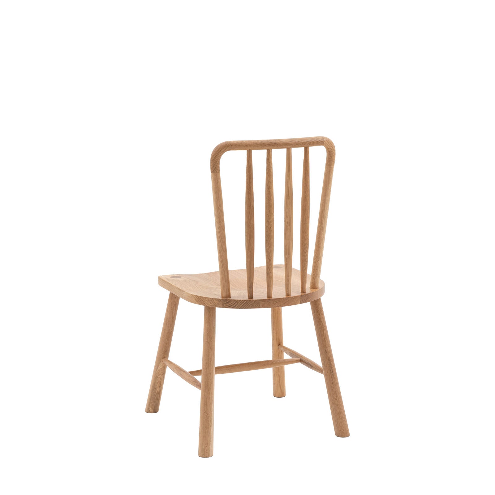 Axel set of 2 dining chairs in natural oak | malletandplane.com
