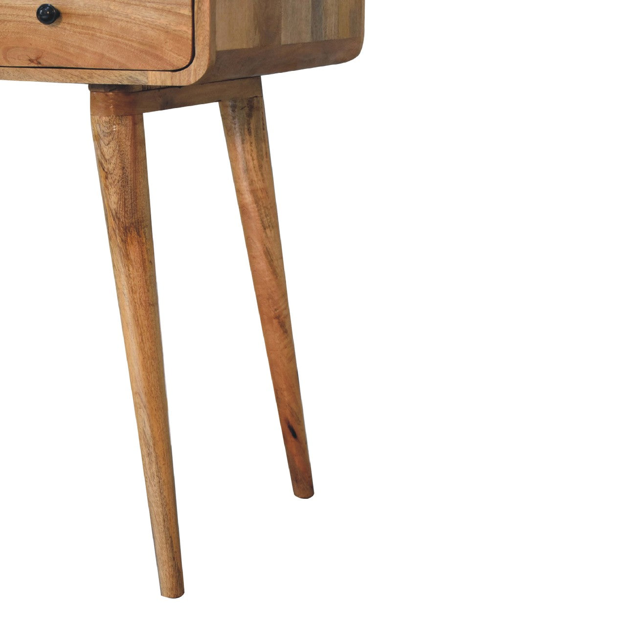 Compact Solid Wood Writing Desk with Drawer | Peckham