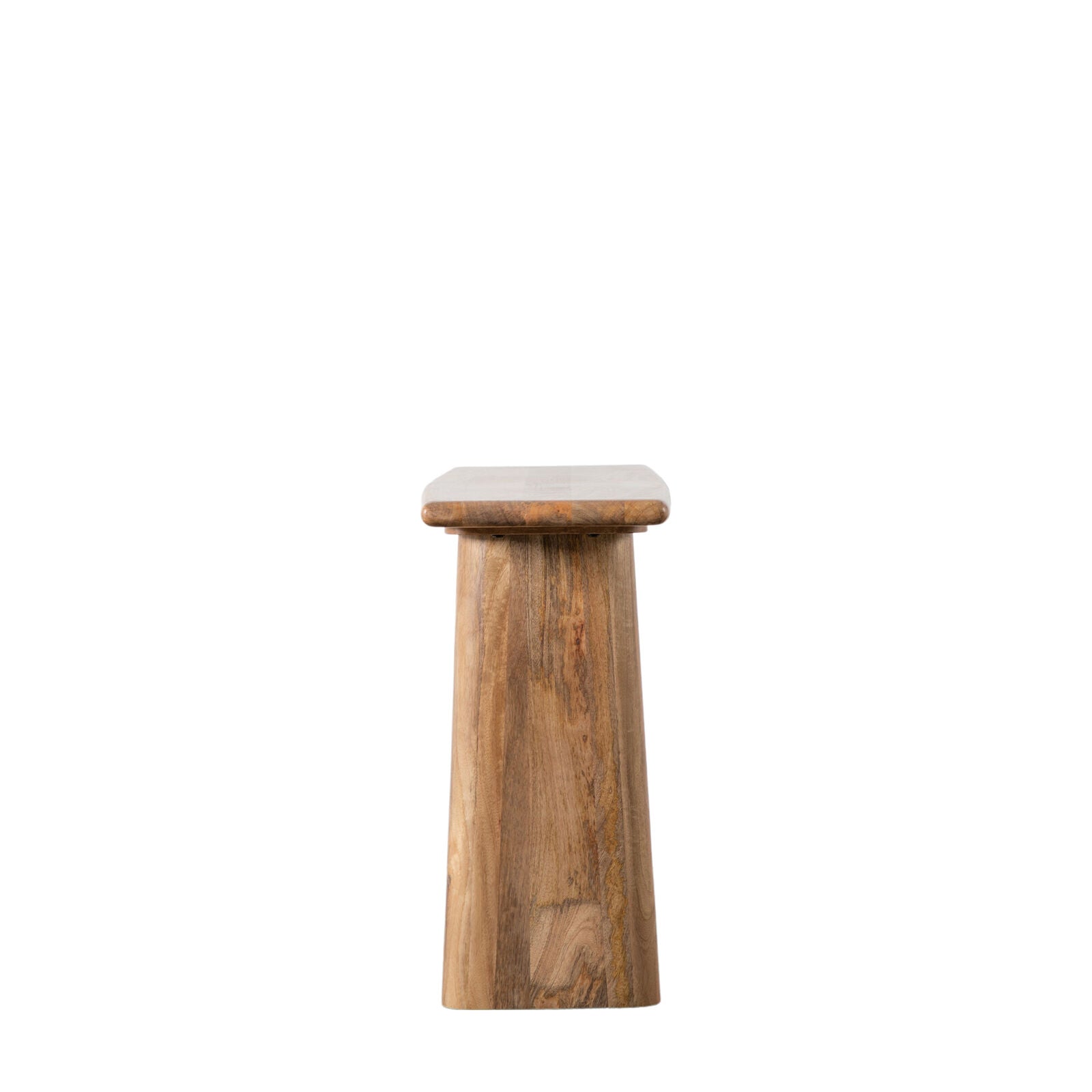 Jasper chunky solid mango wood console table | MalletandPlane.com