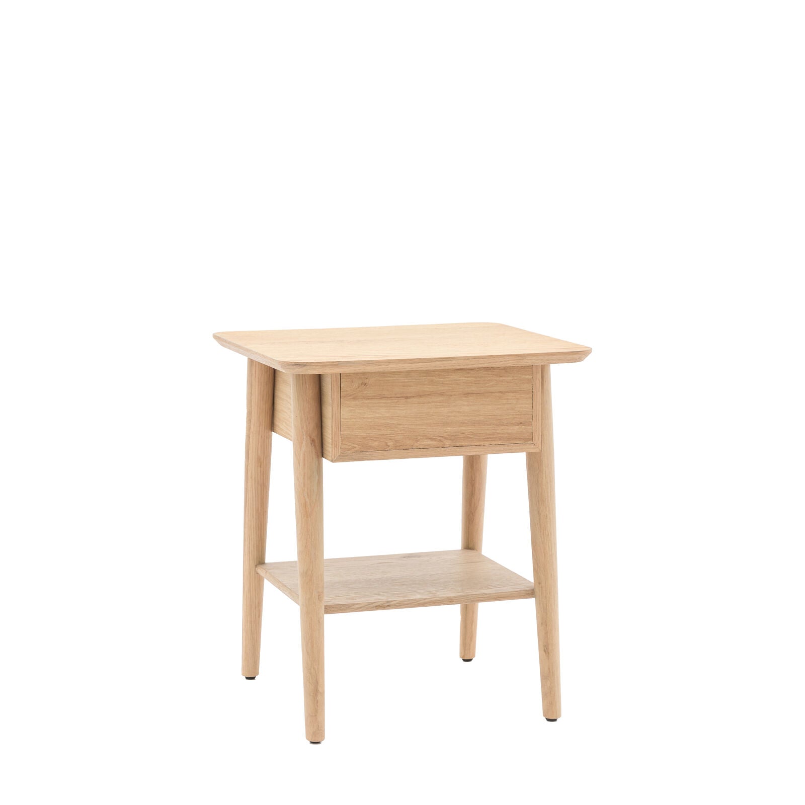 LUKA Oak Bedside Table — 1 Drawer | malletandplane.com