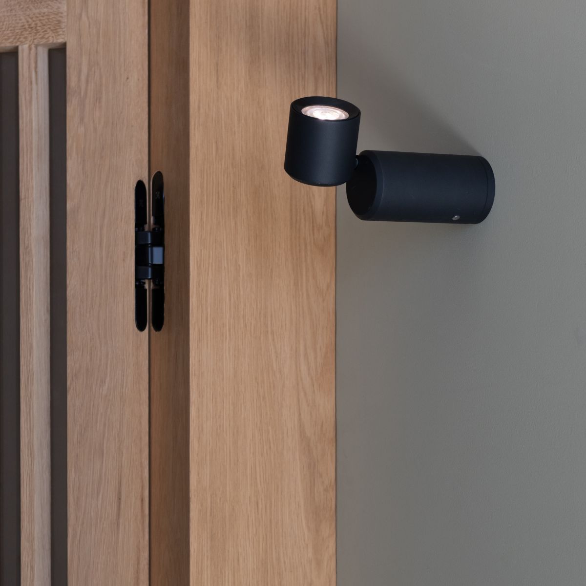 Milan Rechargeable Table & Wall Lamp - Black