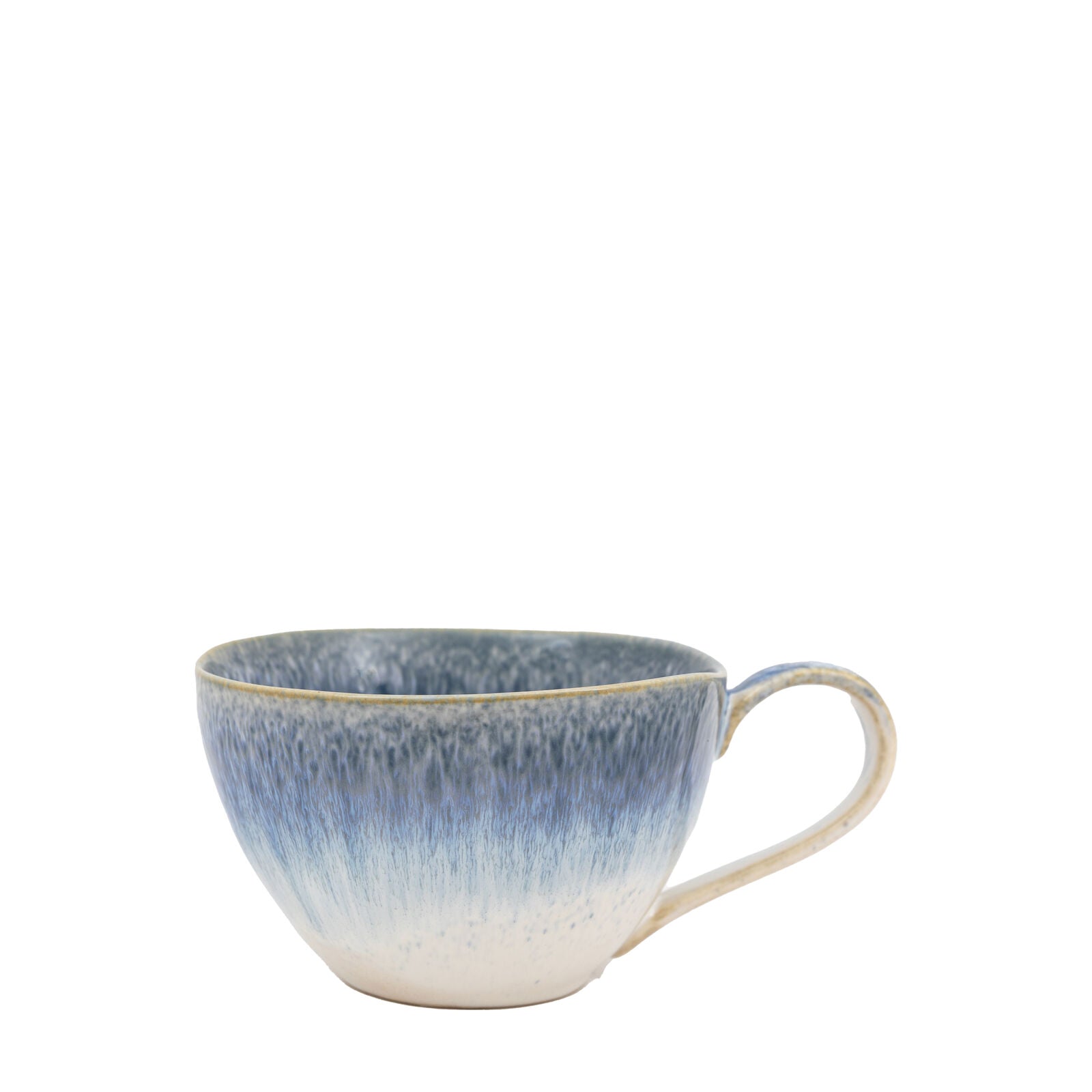 Reactive glaze set of 4 organic ceramic mugs | malletandplane.com