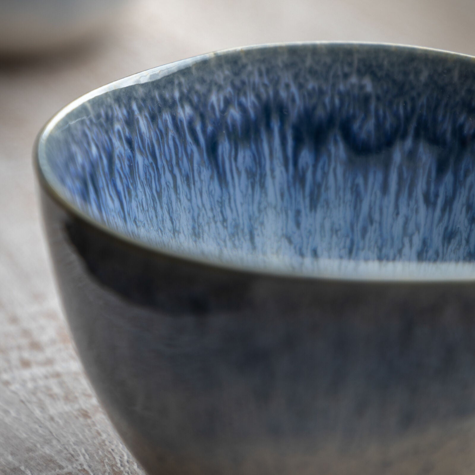 Reactive glaze set of 4 organic ceramic mugs | malletandplane.com