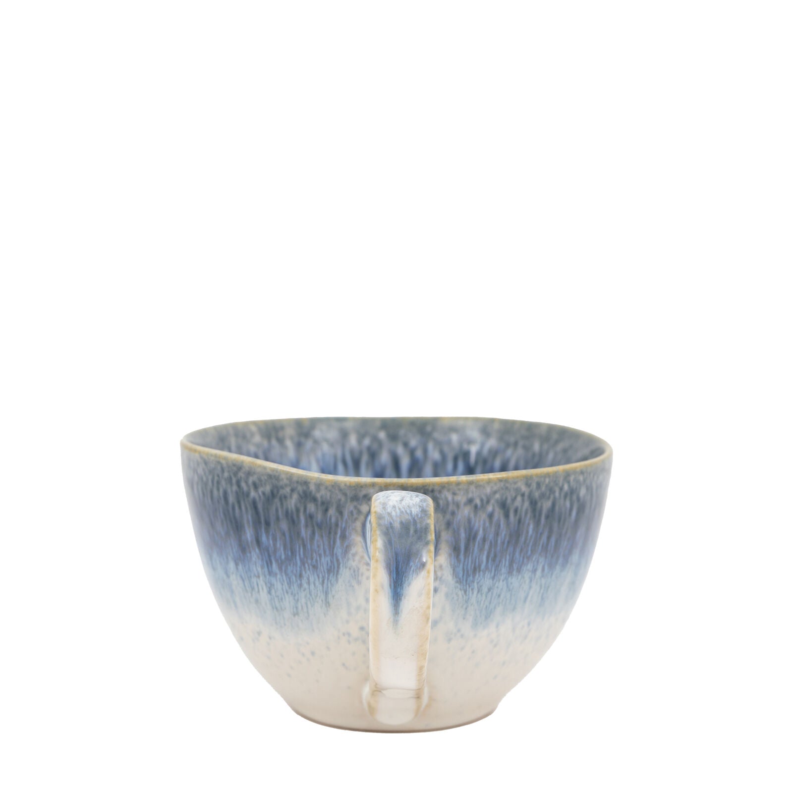 Reactive glaze set of 4 organic ceramic mugs | malletandplane.com