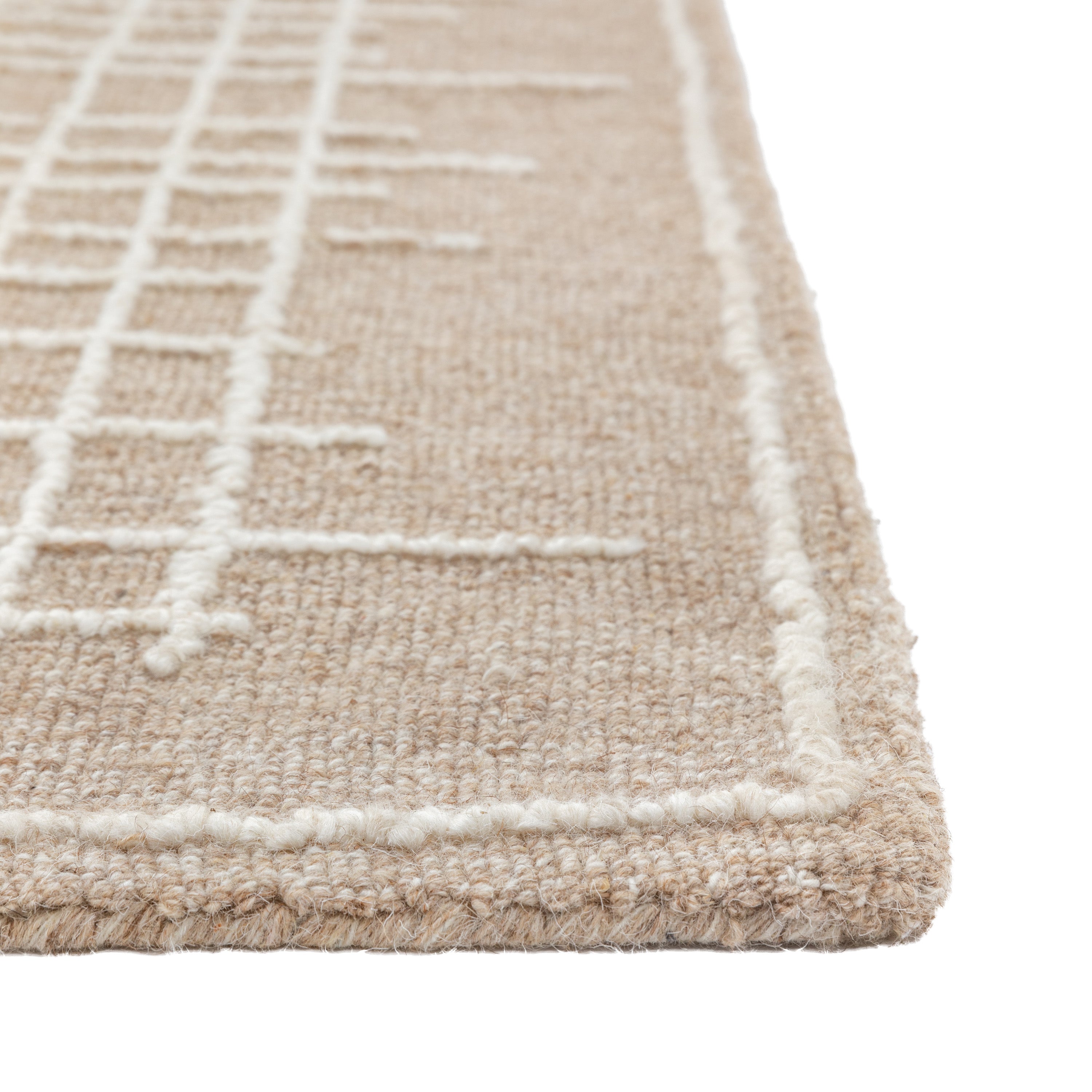 Elmira Tufted Linear Rug - detail and lifestyle view 6