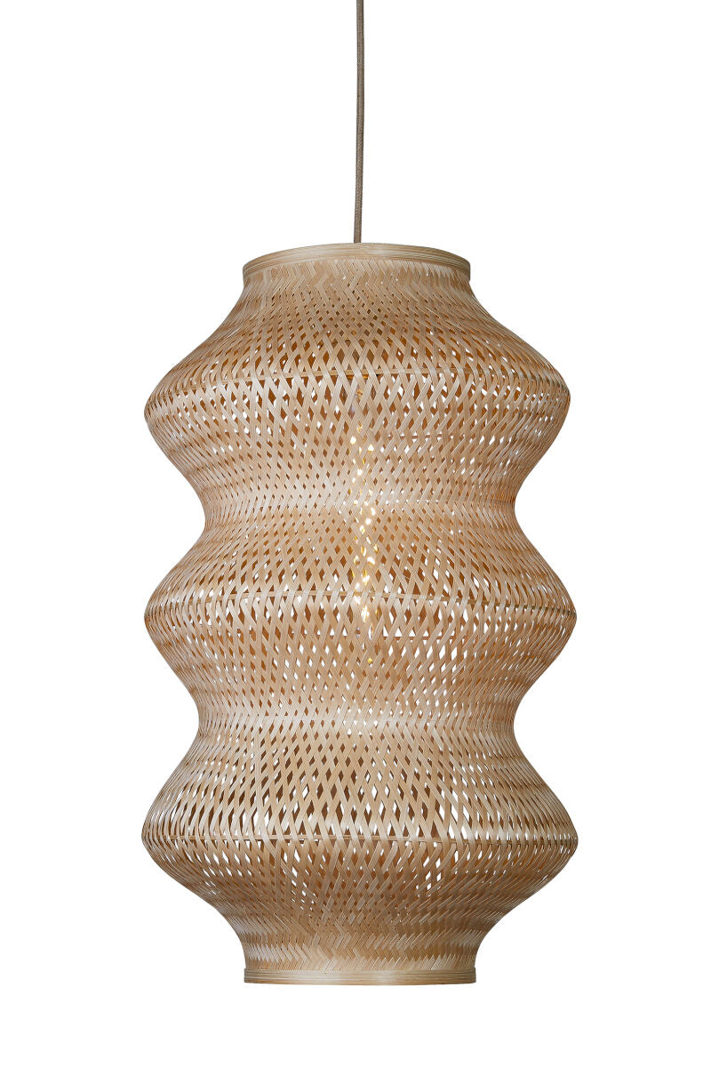 Barbados XL Pendant Light handmade from bamboo | malletandplane.com