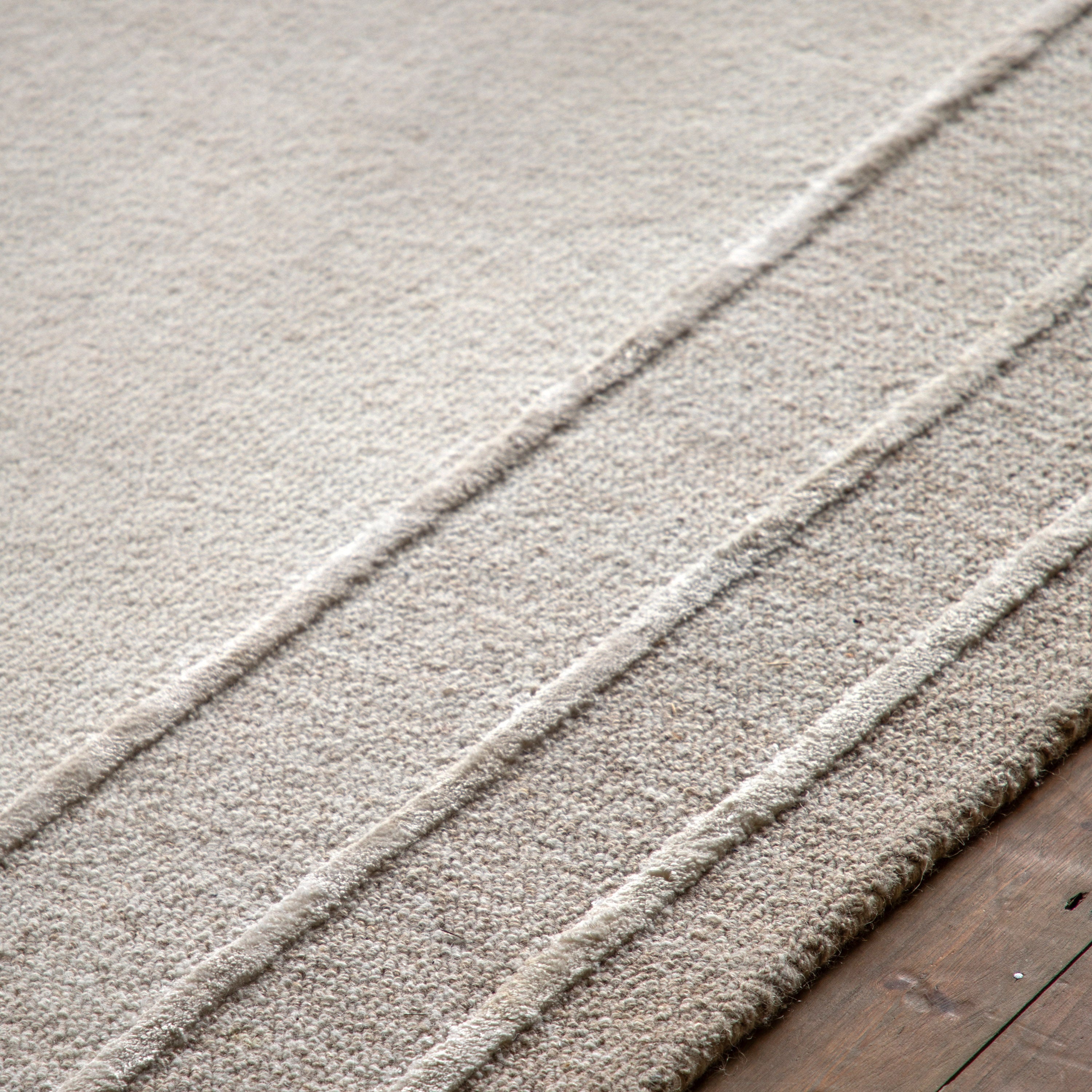 Ithaca Tonal Border Rug - detail and lifestyle view 4