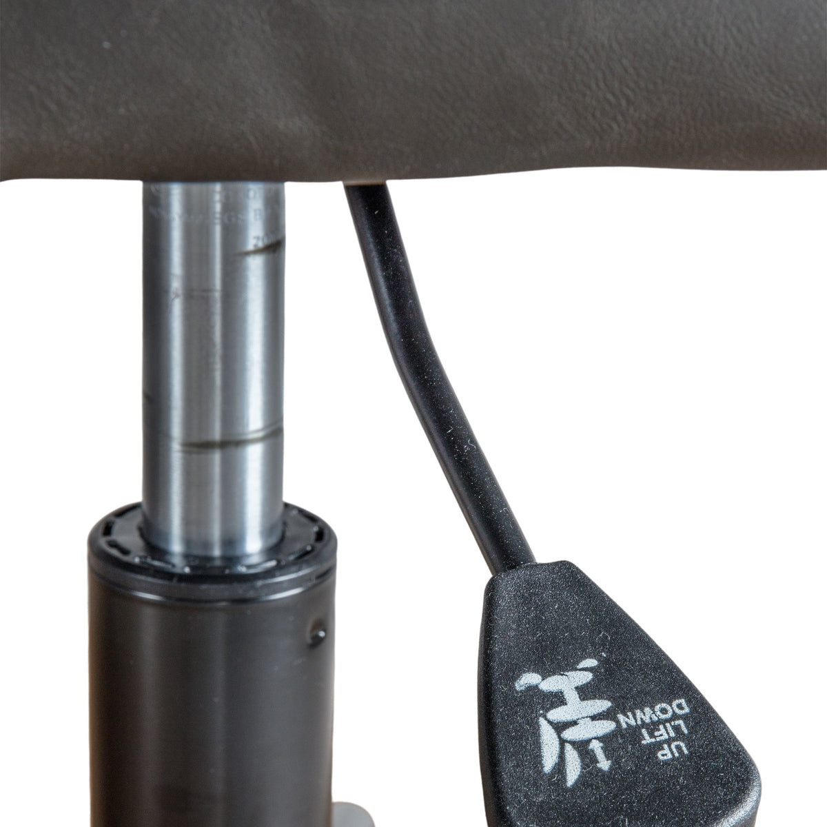 FARADAY charcoal swivel desk chair with arms and castor base