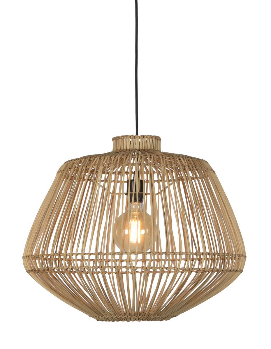 Madagascar hand woven rattan pendant light | malletandplane.com