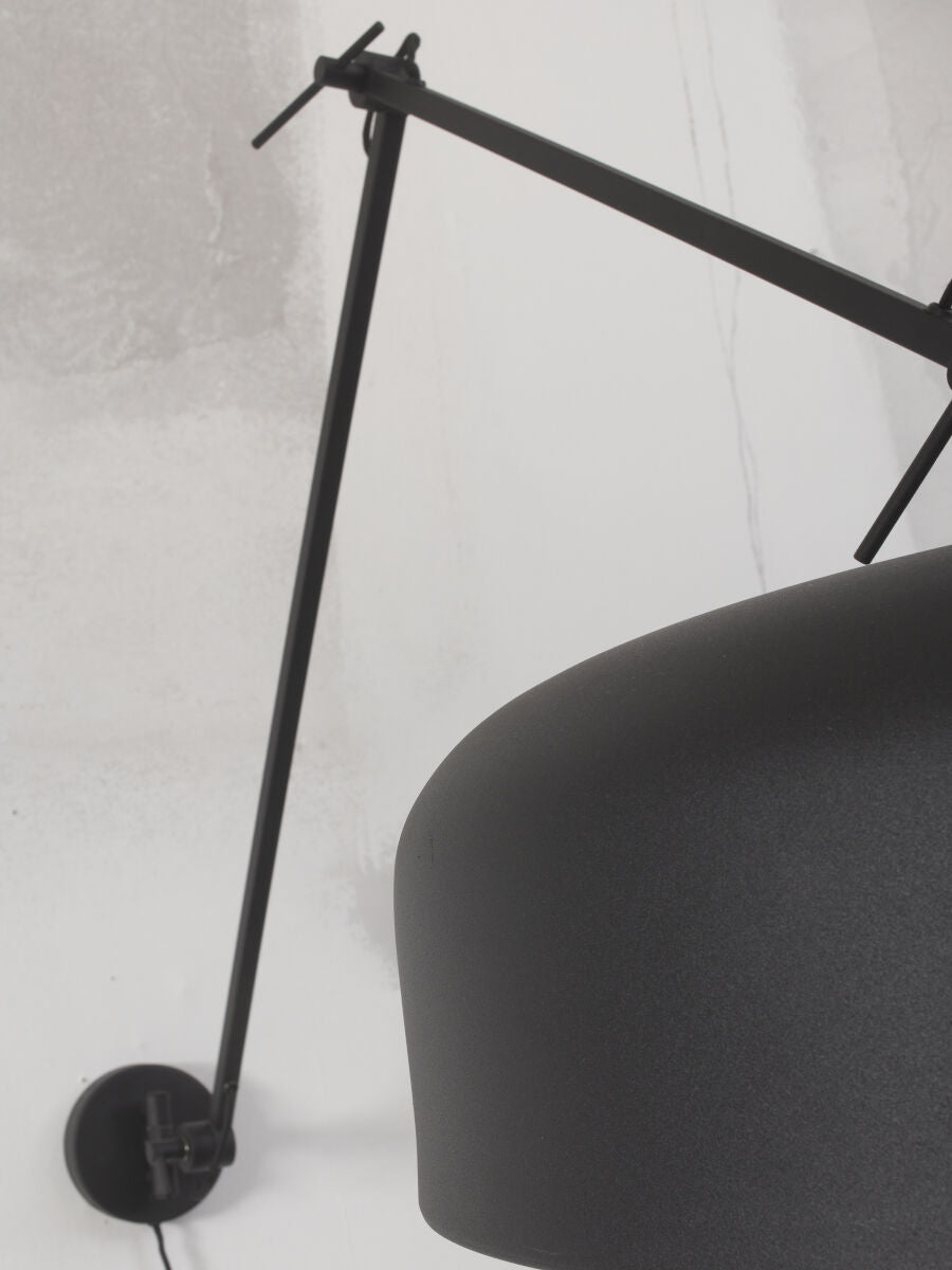 Marseille adjustable wall light in black | malletandplane.com