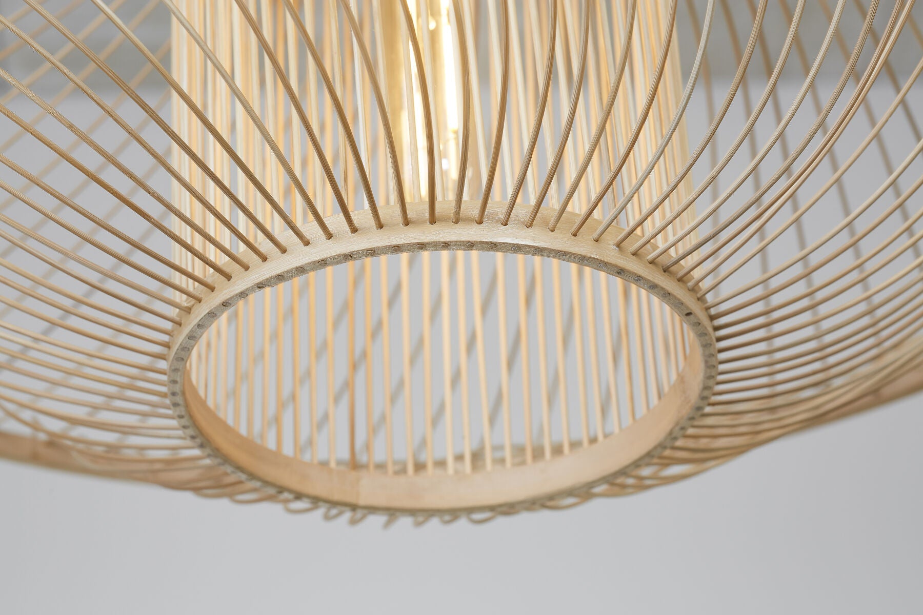 Maui handwoven bamboo pendant light | malletandplane.com